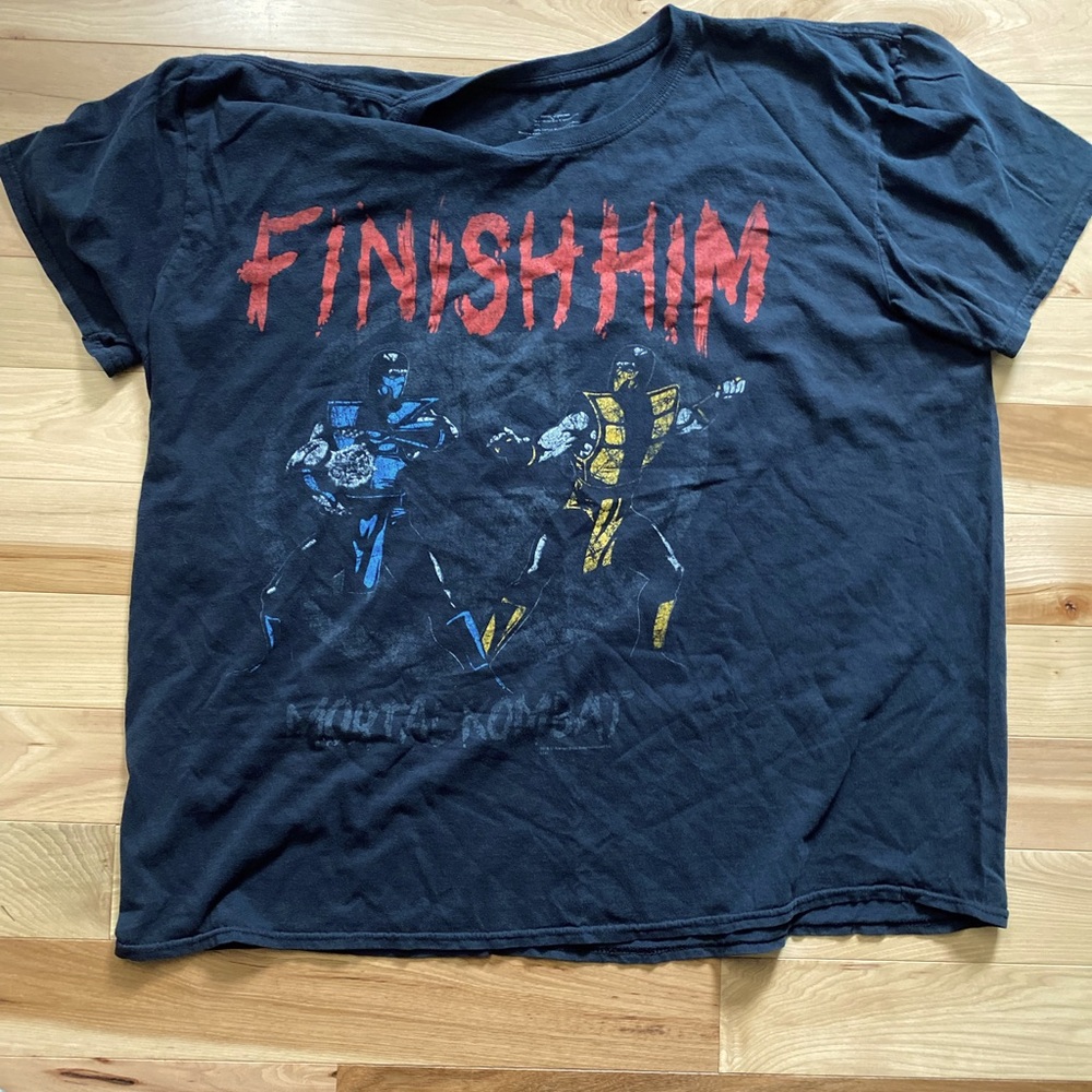 Mortal Combat “Finish Him” tee